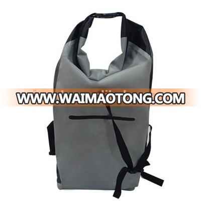 Fashion PVC Tarpaulin waterproof backpack bags with shoulder straps red bag for outdoor camping