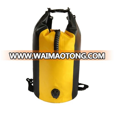 cylinder  dry bag backpack waterproof   500D PVC tarpaulin/with pocket   waterproof sack pack  waterproof dry backpack