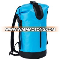 500D pvc tarpaulin waterproof backpack with  waterproof zipper