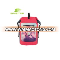 Custom Logo Travel Light weight Outdoor pvc 500D Waterproof Backpack Dry Bag Tarpaulin Dry Backpack