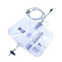 Hot Sale Disposable PVC Medical 2000ml luxury Urine Bag with T-valve