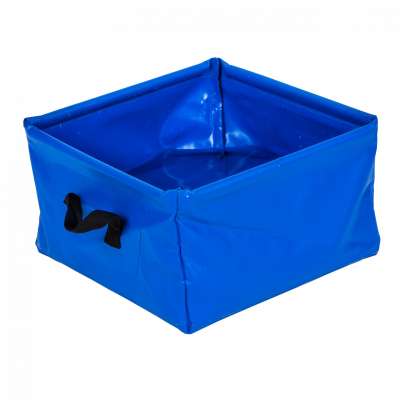 Hot sale new design 500D PVC 30 gallon folding outdoor washing basin